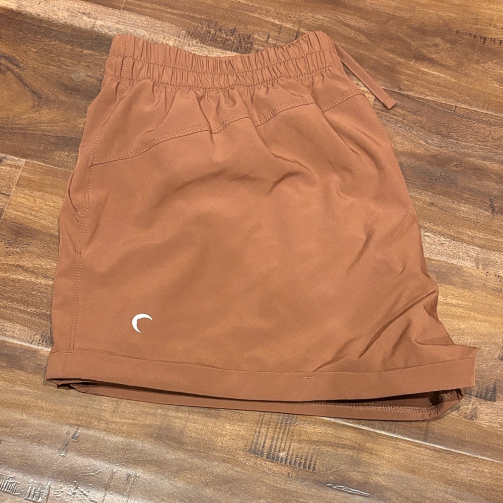 ZYIA Women's Brown Athletic Shorts - Picture 2 of 2